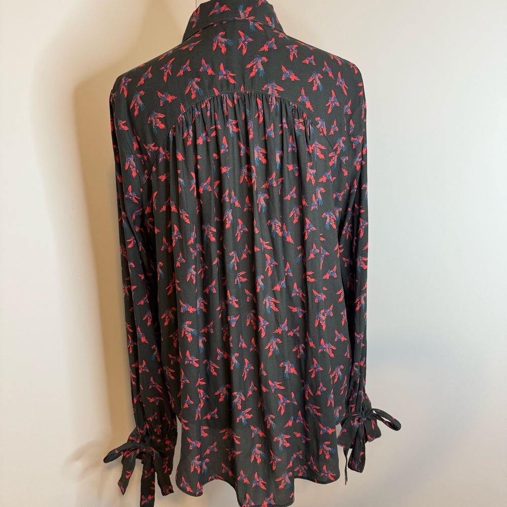 Free People Button Down Blouse Size S - Picture 4 of 5